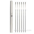 304 stainless steel reusale BBQ grill skewers